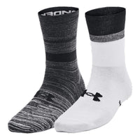 Under Armour Essential Hi Lo Socks 2-Pack 'Grey White' 1365746-002