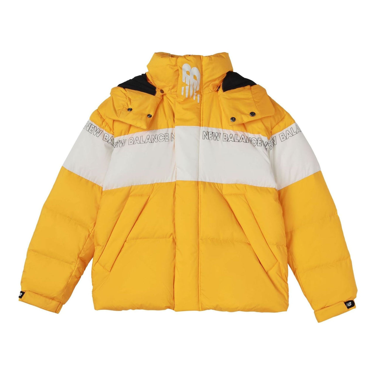 New Balance Colorblock Padded Jacket 'Yellow White' NP943011-MY
