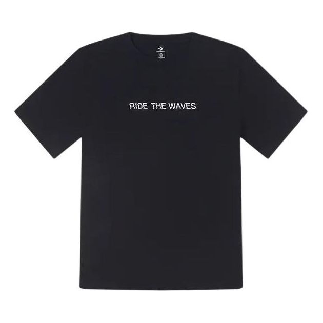 Converse Summer Verbiage T-Shirt 'Black' 10027218-A03