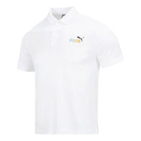 PUMA Graphic Logo Polo Shirt 'White' 678011-02