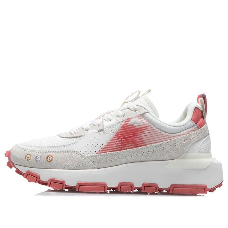 (WMNS) Li-Ning Lifestyle Sportswear 'White Red' AGCR286-2
