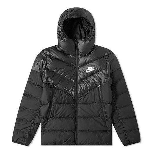 Nike hooded Stay Warm Athleisure Casual Sports Down Jacket Black 928833-010