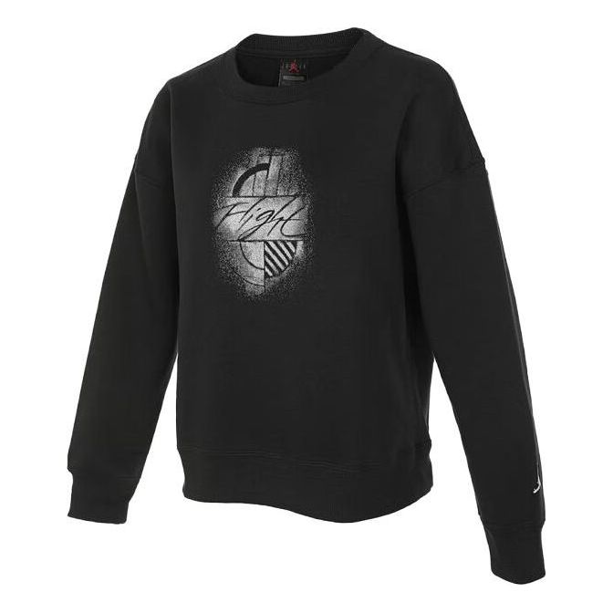 Air Jordan Brooklyn Fleece Graphic Sweatshirt 'Black' FD7158-010