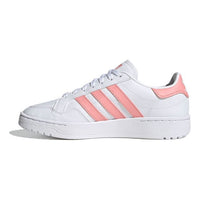 (GS) adidas originals Team Court J 'White Pink' EG9089