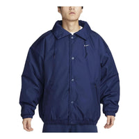 Nike Sportswear Solo Swoosh Puffer Jacket 'Navy Blue' FB7853-410