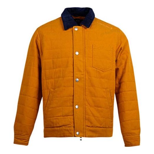 Men's Converse Retro Casual Cargo Jacket Yellow 10019460-A04