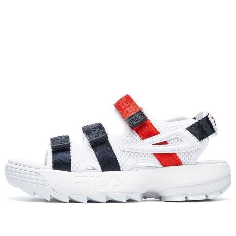 (WMNS) FILA DISRUPTOR II SANDAL white/black/red F12W024506FWN