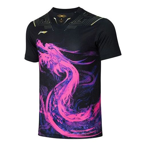 Li-Ning 32th Tokyo Olympics Table Tennis Jersey 'Black Pink' AAYR361-2