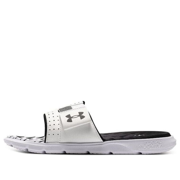 Under Armour Mercenary Slippers 'White Black' 3027252-100