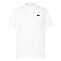 Nike Court Dri-FIT Team Tennis Casual Sports Short Sleeve Polo Shirt White 939138-100
