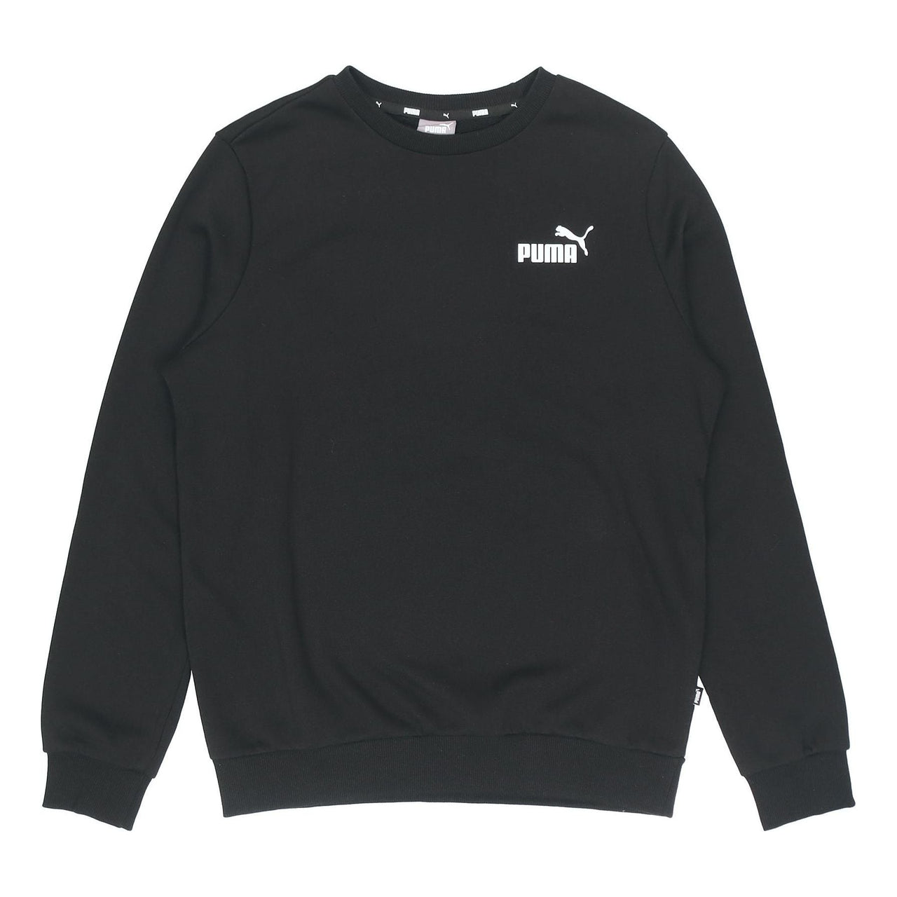 PUMA Casual SportsKnitted Crew Neck Pullover Black 589034-01