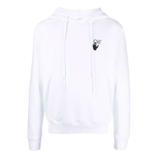 Off-White FW21 Arrow Pattern Long Sleeves Version White OMBB034F21FLE0020184