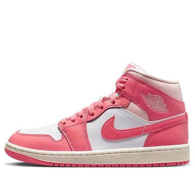 (WMNS) Air Jordan 1 Mid 'Strawberries and Cream' BQ6472-186