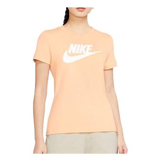 (WMNS) Nike Sportswear Essential Tee 'Pink Orange' BV6170-734
