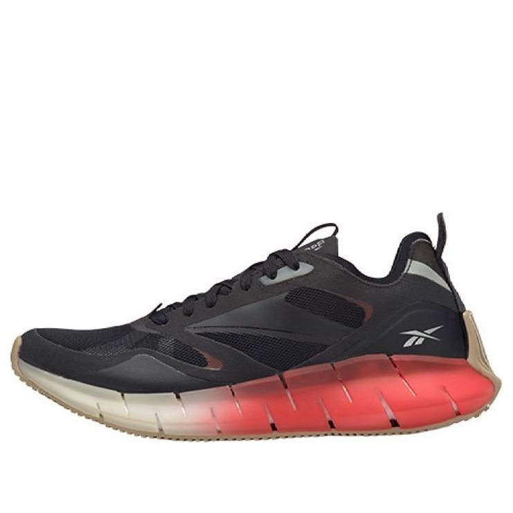 (WMNS) Reebok Zig Kinetica Horizon 'Black Maroon' FW6266