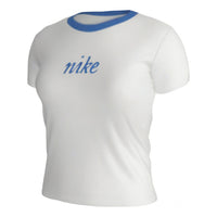(WMNS) Nike Sportswear Chill Knit T-shirt 'White' HF8820-100