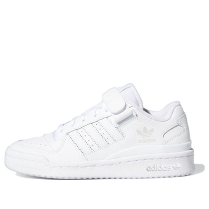 (GS) adidas Forum Low J 'Triple White' FY7973