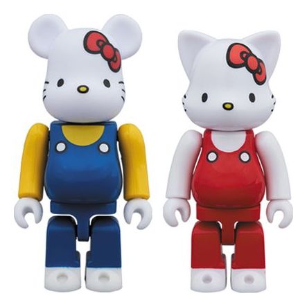 BE@RBRICK NY@BRICK HELLO KITTY Doll 100%+100% BE+NY