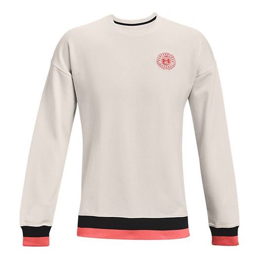 Under Armour Rival Fleece AMP Long Sleeve Sweatshirt 'Beige' 1361455-112