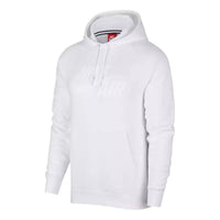 Nike logo long sleeves hoodie 'White' AH9876-100