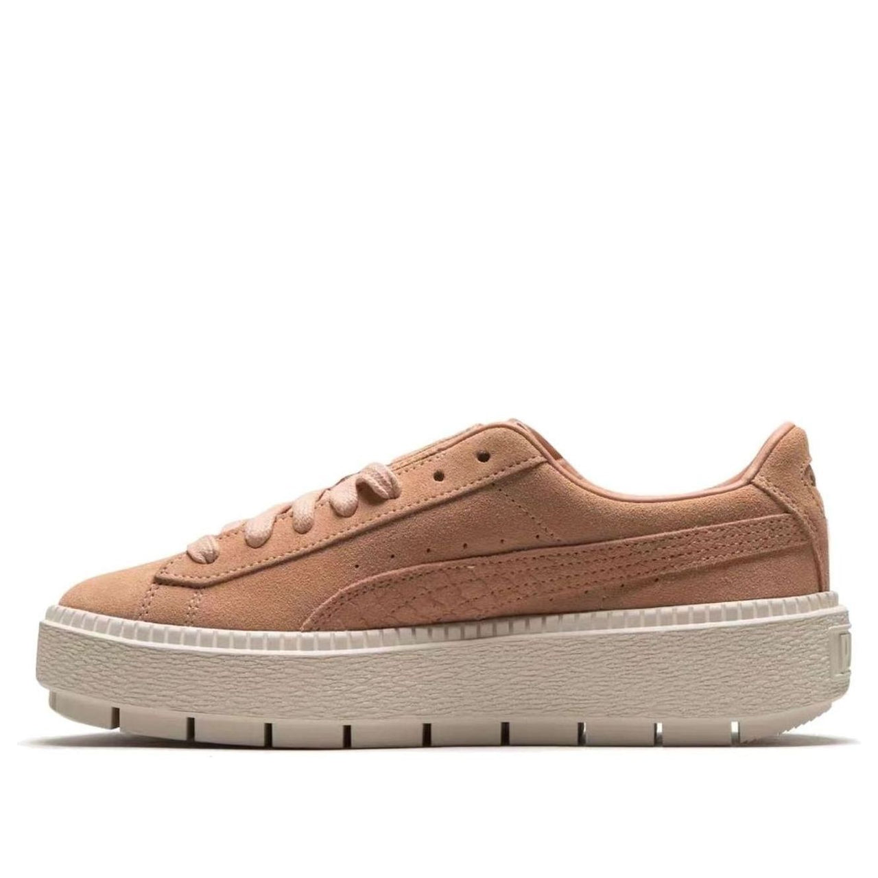 (WMNS) PUMA Suede Platfrom Animal Orange/Pink 367814-03
