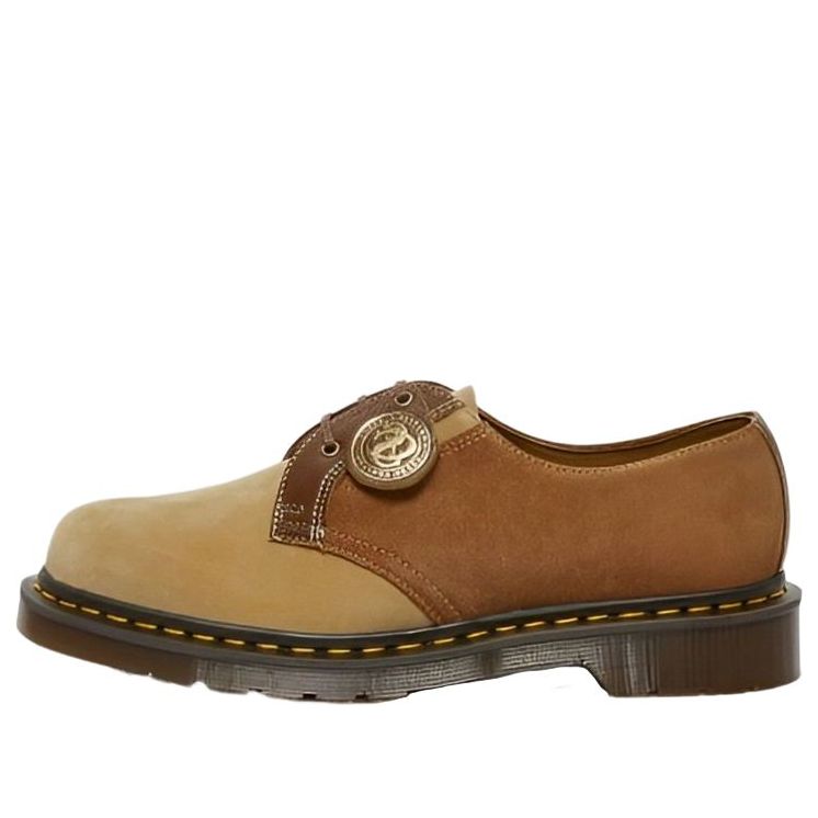 Dr. Martens 1461 Made in England Suede Oxford Leather Shoes 'Brown' 27511795