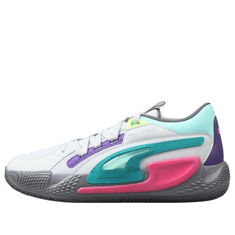 PUMA Court Rider Chaos Daytona Basketball Shoes 'White-Cool Light Gray' 378612-01