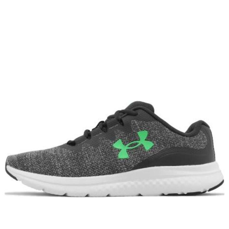 Under Armour Charged Impulse 3 Knit 'Jet Grey Green Screen' 3026682-103