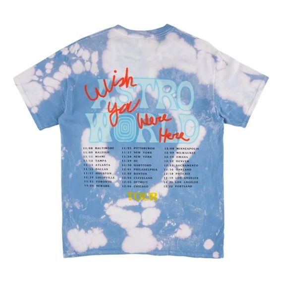 Travis Scott Unisex Cactus Jack Printing Blue TC-35