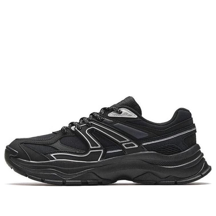 (WMNS) ANTA Chunky Shoes 'Black Silver' 922348806-2