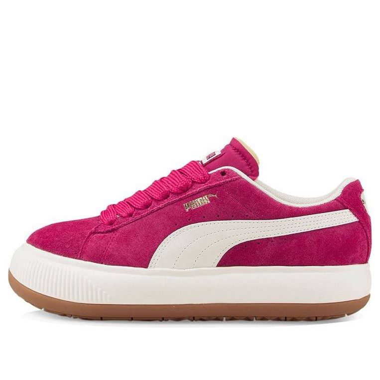 (WMNS) PUMA Suede Mayu Up 'Wine Red Creamwhite' 381650-06