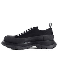 Alexander McQueen Tread Slick Lace Up Sneakers 'Triple Black' 604257W4L321000