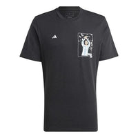 adidas Messi Football Icon Graphic Tee 'Black' IB4909