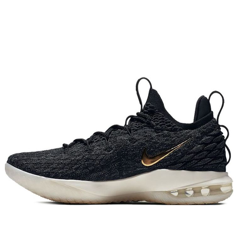 Nike LeBron 15 Low 'Black Metallic Gold' AO1756-001