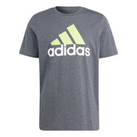 adidas Essentials Single Jersey Big Logo T-shirt 'Grey' IJ8578