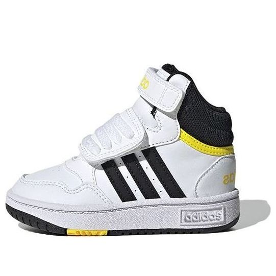 (TD) adidas Hoops MID 3.0 AC I Shoes 'White Black Yellow' GZ1933