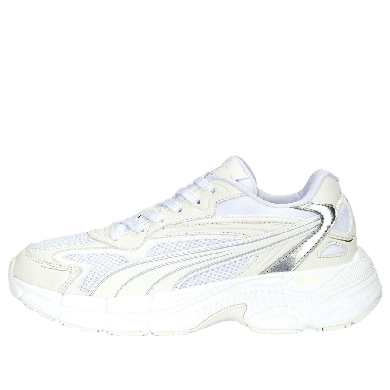 (WMNS) PUMA Teveris Nitro 'Metallic - Warm White' 391098-01
