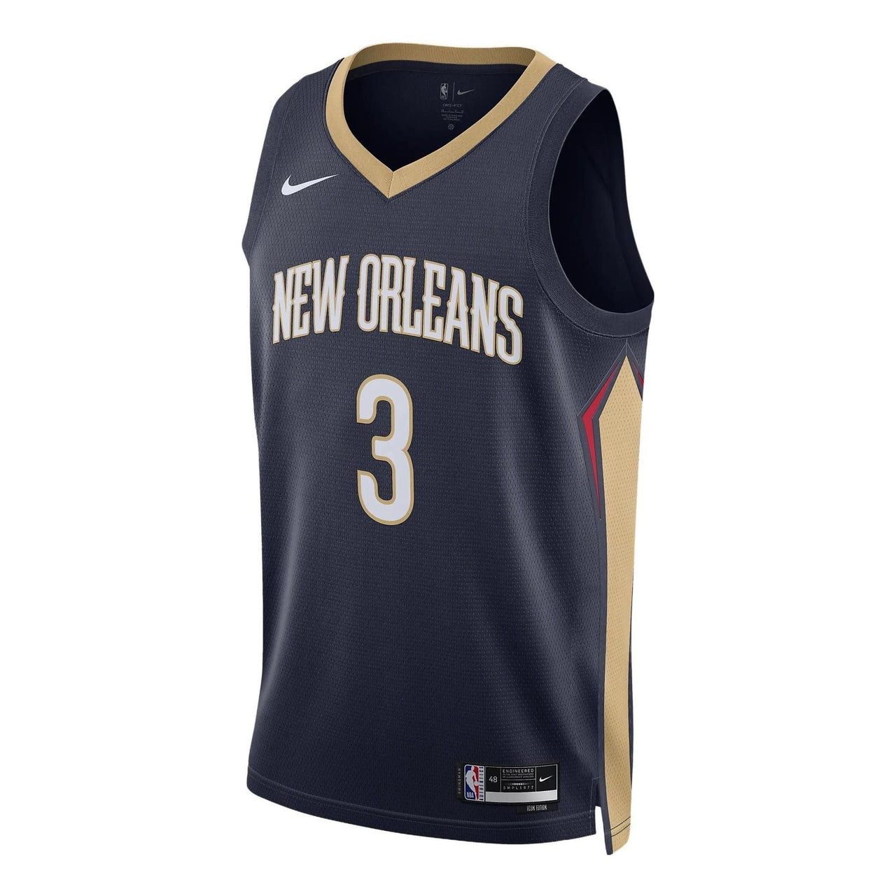 Nike x NBA New Orleans Pelicans Icon Edition Jersey 'CJ McCollum 3' DN2014-424
