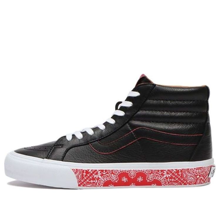 Vans Sk8-Hi Reissue LX 'Bandana - Black Racing Red' VN0A4BVHIZQ