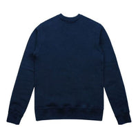 Men's Nike French Terry Round Neck Pullover Long Sleeves Obsidian Color AA3178-451