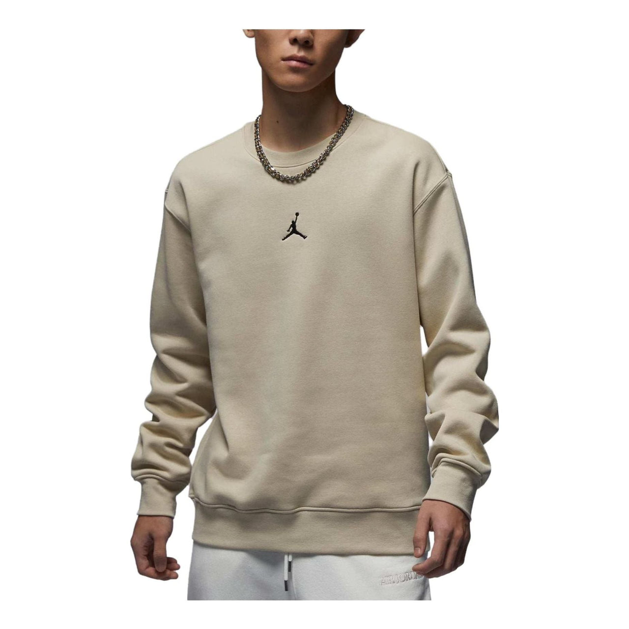 Air Jordan Essentials Logo Sweatshirt 'Sand' FV8451-282