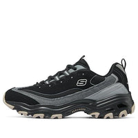 Skechers D'lites 1.0 Marathon Running Shoes 'Black Grey' 894265-BKGY