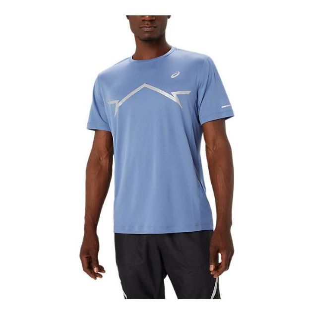 ASICS Lite-Show Short Sleeve Logo Tee 'Sky Blue' 2011D026-400