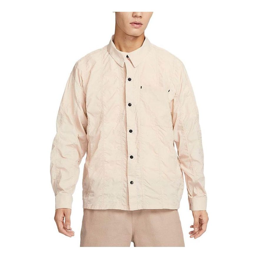 Nike Sportswear Tech Pack Woven Long-Sleeve Top 'Beige' FB7364-126