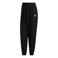 (WMNS) adidas Woven Pants 'Black' GL5615