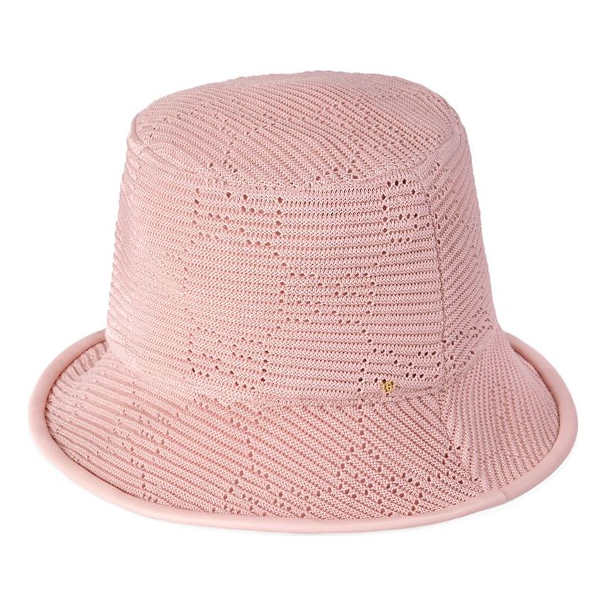 Gucci GG Cable Knit Fedora Hat 'Pink' 656573-3HAC2-5972
