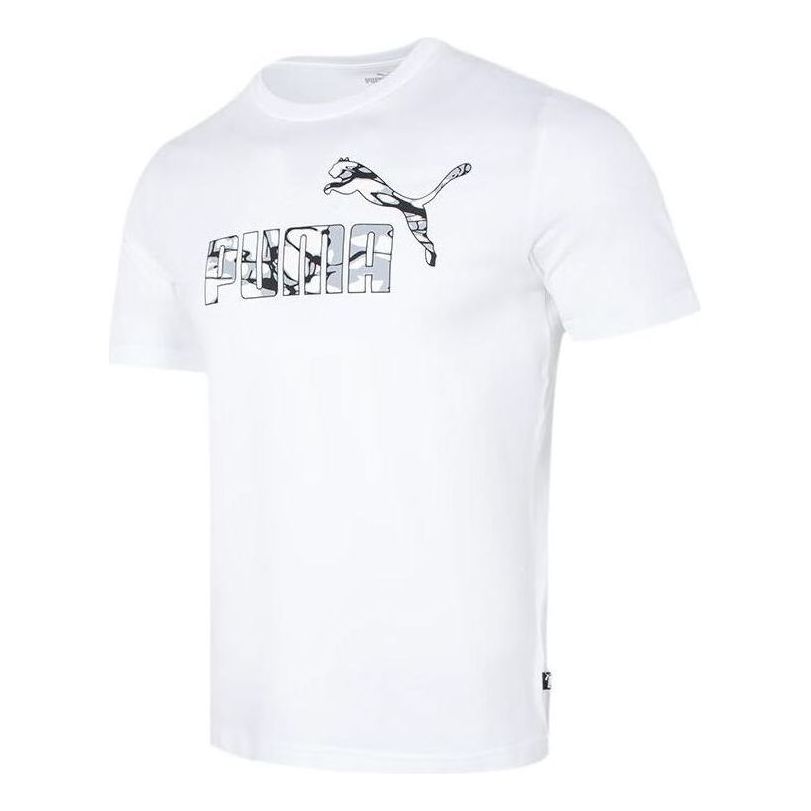 PUMA Summer Splash Graphic T-Shirt 'White' 677125-02