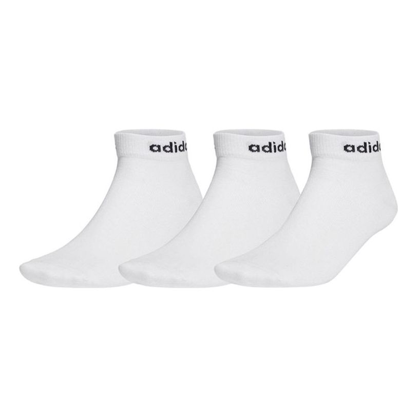 adidas neo Unisex Nc Ankle Socks 3 Packs White GE1380