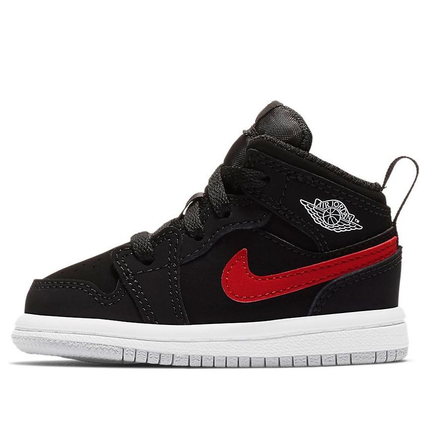 (TD) Air Jordan 1 Mid 'Red Blue Swoosh' 640735-065