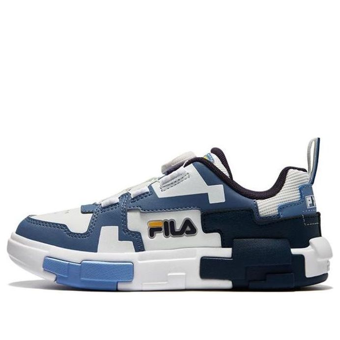 (GS) FILA Fashion Brick Skate Shoes 'White Blue Black' K15B341304FBF